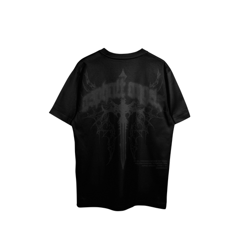 ASCENSION TEE BLACK ON BLACK